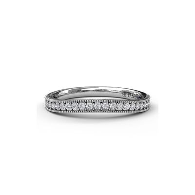 Fana Matching Band Wedding Band W3054-14kt-White