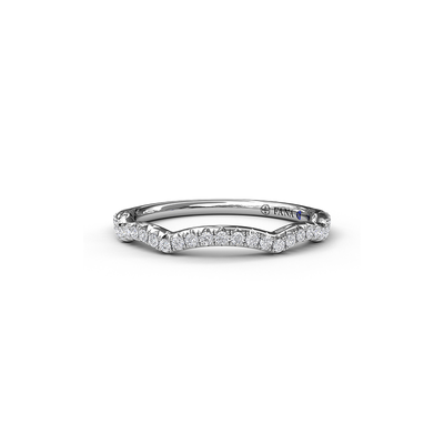 Fana Matching Band Wedding Band W3076-14kt-White