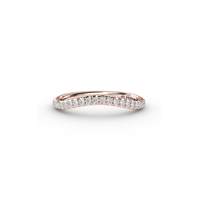 Fana Matching Band Wedding Band W3090-18kt-Rose