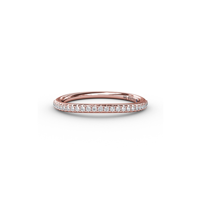 Fana Matching Band Wedding Band W3202-14kt-Rose