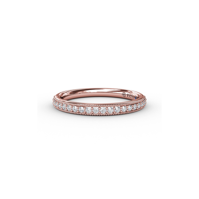 Fana Matching Band Wedding Band W3203-14kt-Rose