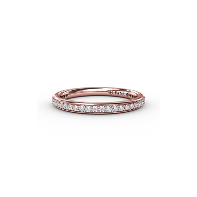 Fana Matching Band Wedding Band W3206-18kt-Rose
