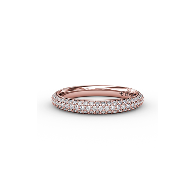 Fana Matching Band Wedding Band W3208-14kt-Rose