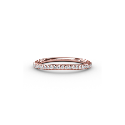 Fana Matching Band Wedding Band W3215-18kt-Rose