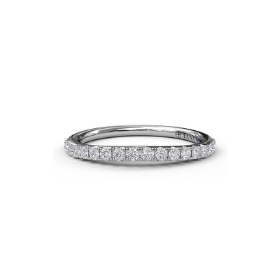 Fana Matching Band Wedding Band W3369-14kt-White