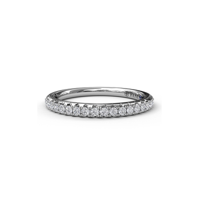 Fana Matching Band Wedding Band W3391-Platinum