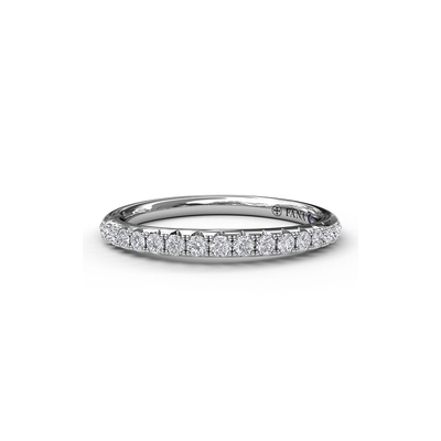 Fana Matching Band Wedding Band W3396-18kt-White