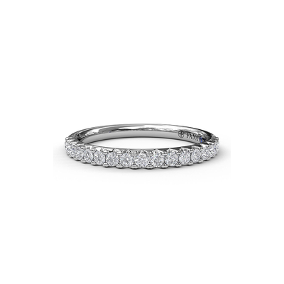 Fana Matching Band Wedding Band W3405-14kt-White