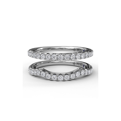 Fana Matching Band Wedding Band W3479-Platinum