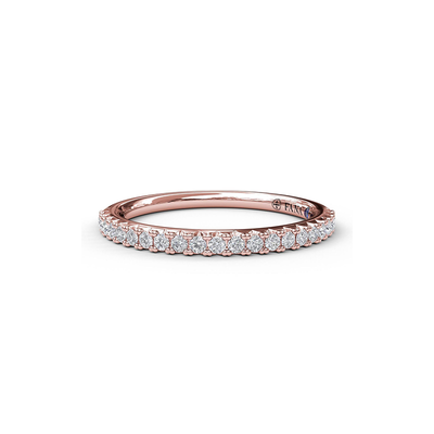 Fana Matching Band Wedding Band W3619-18kt-Rose Fana Matching Band Wedding Band W3619-18kt-Rose