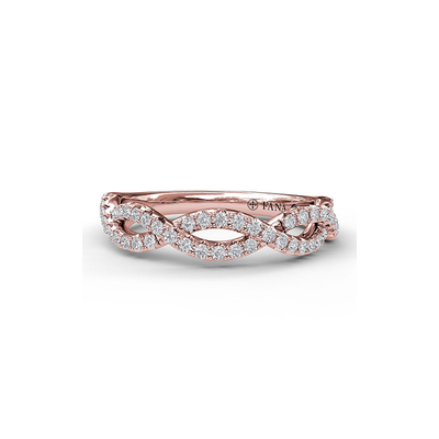 Fana Matching Band Wedding Band W3826-14kt-Rose