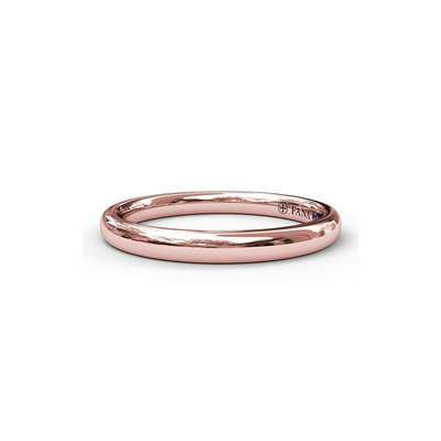Fana Matching Band Wedding Band W3842-18kt-Rose Fana Matching Band Wedding Band W3842-18kt-Rose