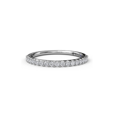 Fana Matching Band Wedding Band W3881-14kt-White