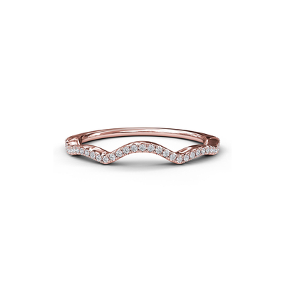 Fana Matching Band Wedding Band W3901-14kt-Rose