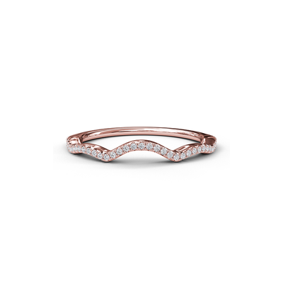 Fana Matching Band Wedding Band W3902-14kt-Rose