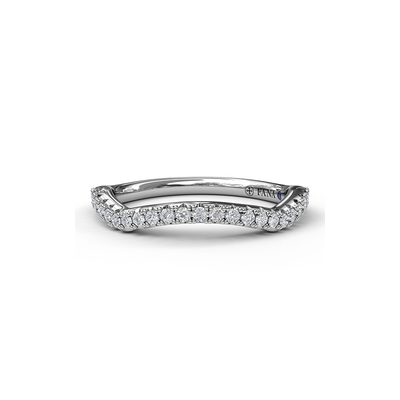 Fana Matching Band Wedding Band W3943-14kt-White