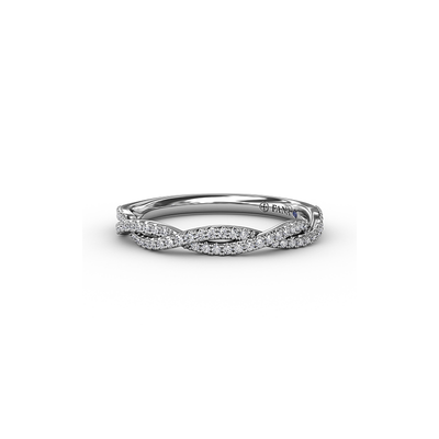 Fana Matching Band Wedding Band W4002-Platinum