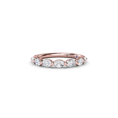 Fana Matching Band Wedding Band W4075-18kt-Rose Fana Matching Band Wedding Band W4075-18kt-Rose