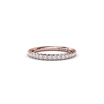 Fana Matching Band Wedding Band W4186-14kt-Rose Fana Matching Band Wedding Band W4186-14kt-Rose
