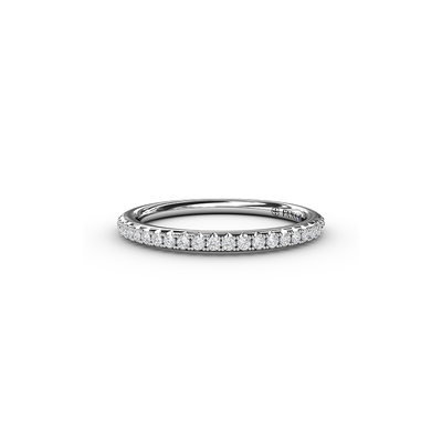 Fana Matching Band Wedding Band W6101-18kt-White