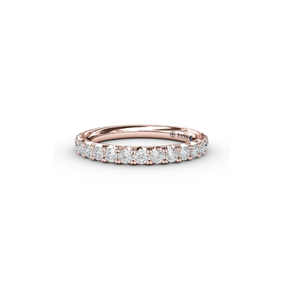 Fana Matching Band Wedding Band W6106-18kt-Rose