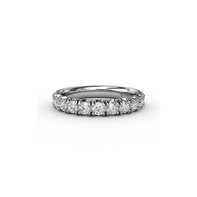 Fana Matching Band Wedding Band W6108-Platinum