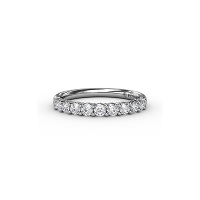 Fana Matching Band Wedding Band W6112-18kt-White