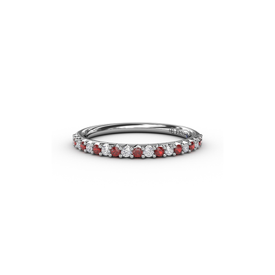 Fana Matching Band Wedding Band W6201R-Platinum