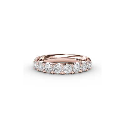 Fana Matching Band Wedding Band W6204-18kt-Rose Fana Matching Band Wedding Band W6204-18kt-Rose
