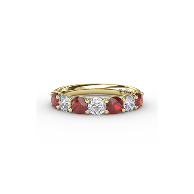 Fana Matching Band Wedding Band W6206R-18kt-Yellow
