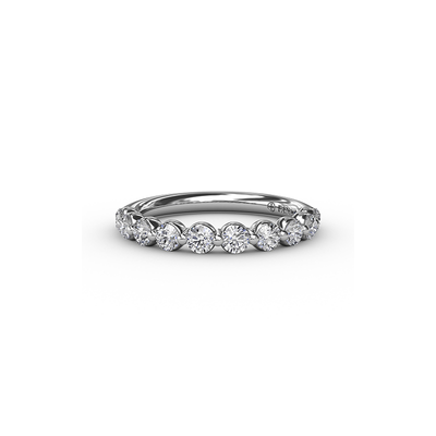 Fana Matching Band Wedding Band W6302-14kt-White