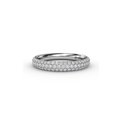 Fana Matching Band Wedding Band W6504-14kt-White