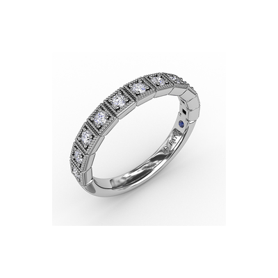Fana Matching Band Wedding Band W7044-18kt-White
