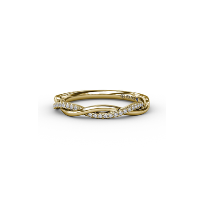 Fana Matching Band Wedding Band W7150-18kt-Yellow