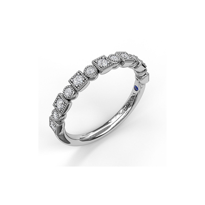 Fana Matching Band Wedding Band W7155-Platinum