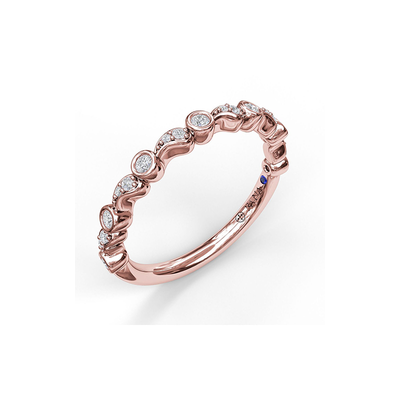 Fana Matching Band Wedding Band W7166-18kt-Rose