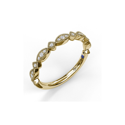 Fana Matching Band Wedding Band W7176-14kt-Yellow