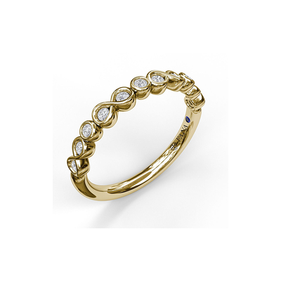 Fana Matching Band Wedding Band W7211-14kt-Yellow