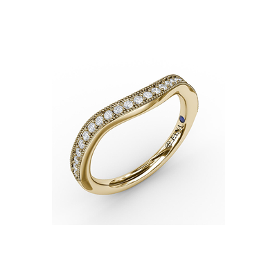 Fana Matching Band Wedding Band W7231-14kt-Yellow