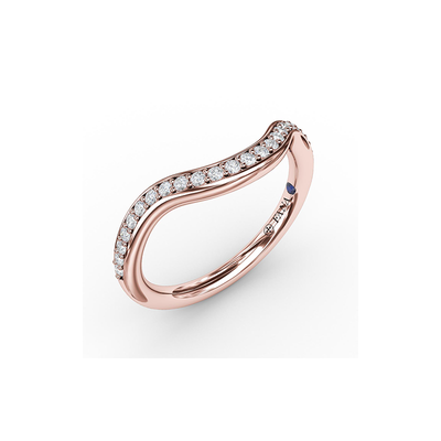 Fana Matching Band Wedding Band W7232-14kt-Rose