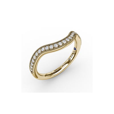 Fana Matching Band Wedding Band W7237-14kt-Yellow