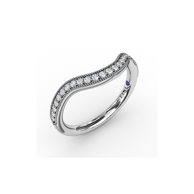 Fana Matching Band Wedding Band W7237-Platinum