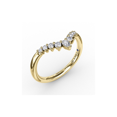 Fana Matching Band Wedding Band W7323-18kt-Yellow