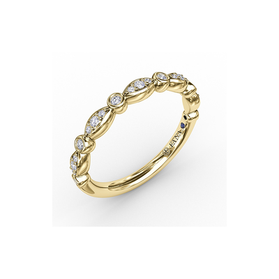Fana Matching Band Wedding Band W7330-18kt-Yellow