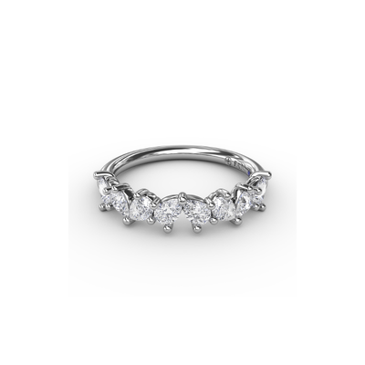 Fana Anniversary Band Wedding Band W7443-14kt-White