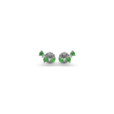 Fana Color Fashion Earrings ER1871E-14kt-White