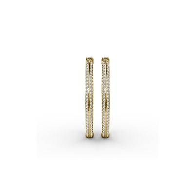 Fana Diamond Fashion Earrings ER4954-14kt-Yellow