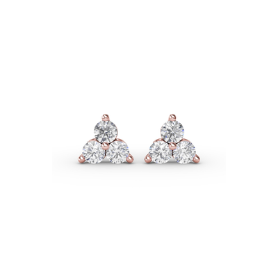 Fana Diamond Fashion Earrings ER5016-14kt-Rose