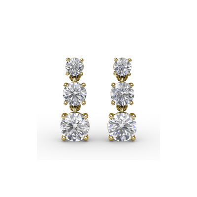 Fana Diamond Fashion Earrings ER5134-14kt-Yellow