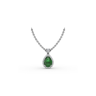 Fana Color Fashion Necklace N1777E-14kt-White